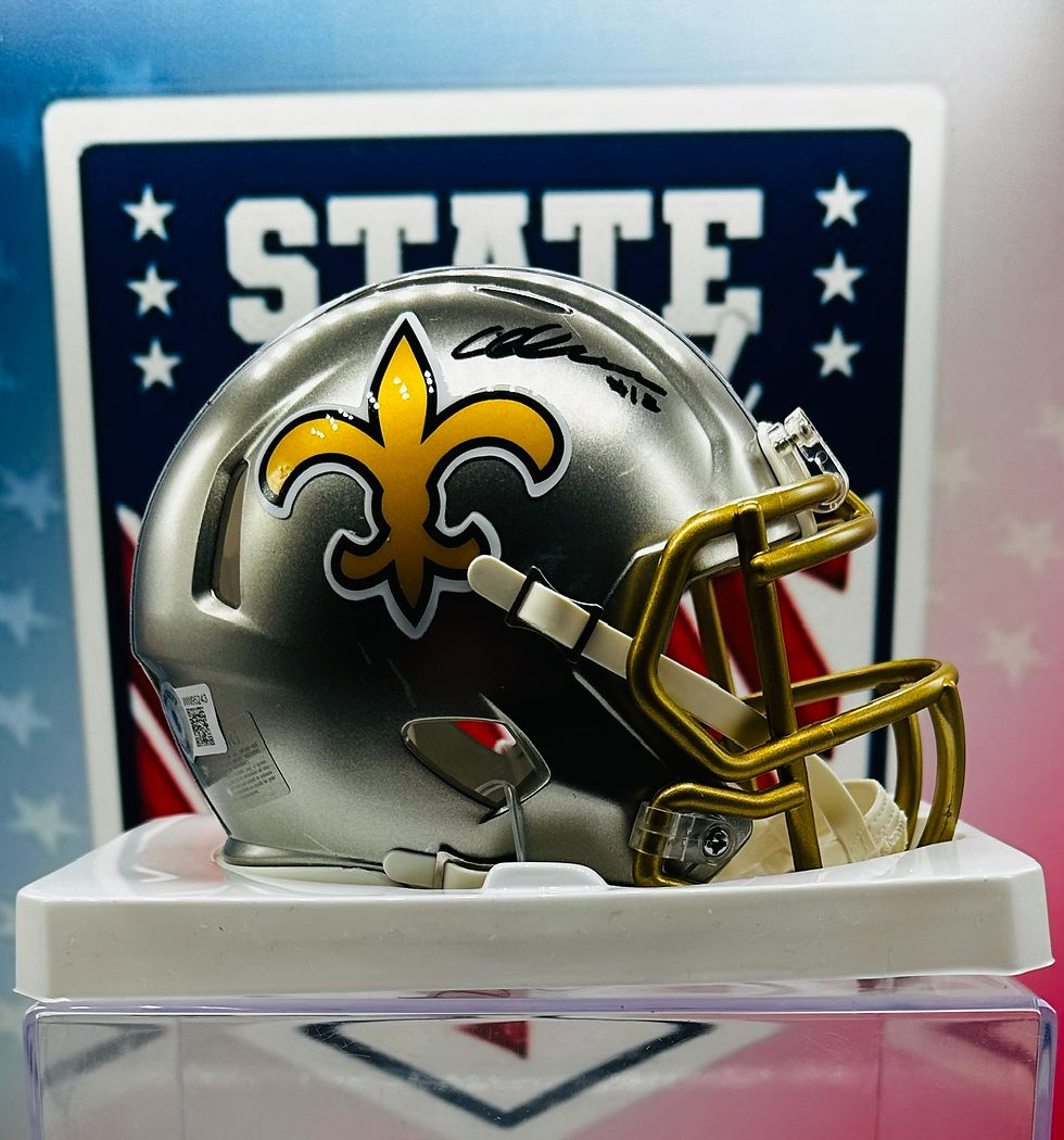 Chris Olave New Orleans Saints Flash Mini Helmet