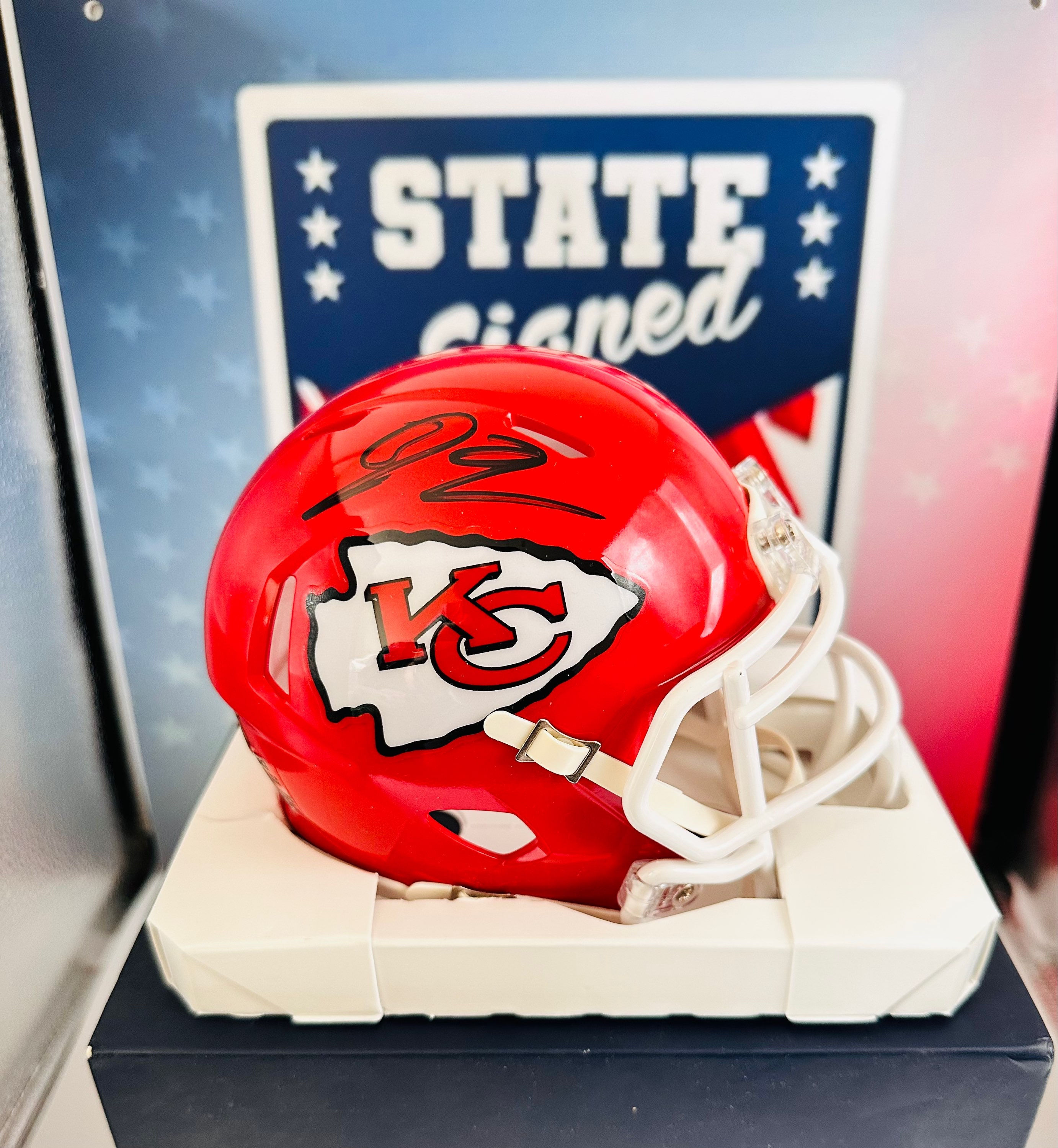 Isiah Pacheco Kansas City Chiefs Signed Mini Helmet