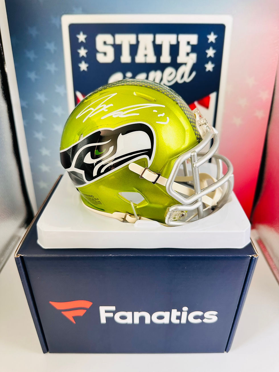 Jaxon Smith-Njigba Seattle Seahawks Flash Mini Helmet