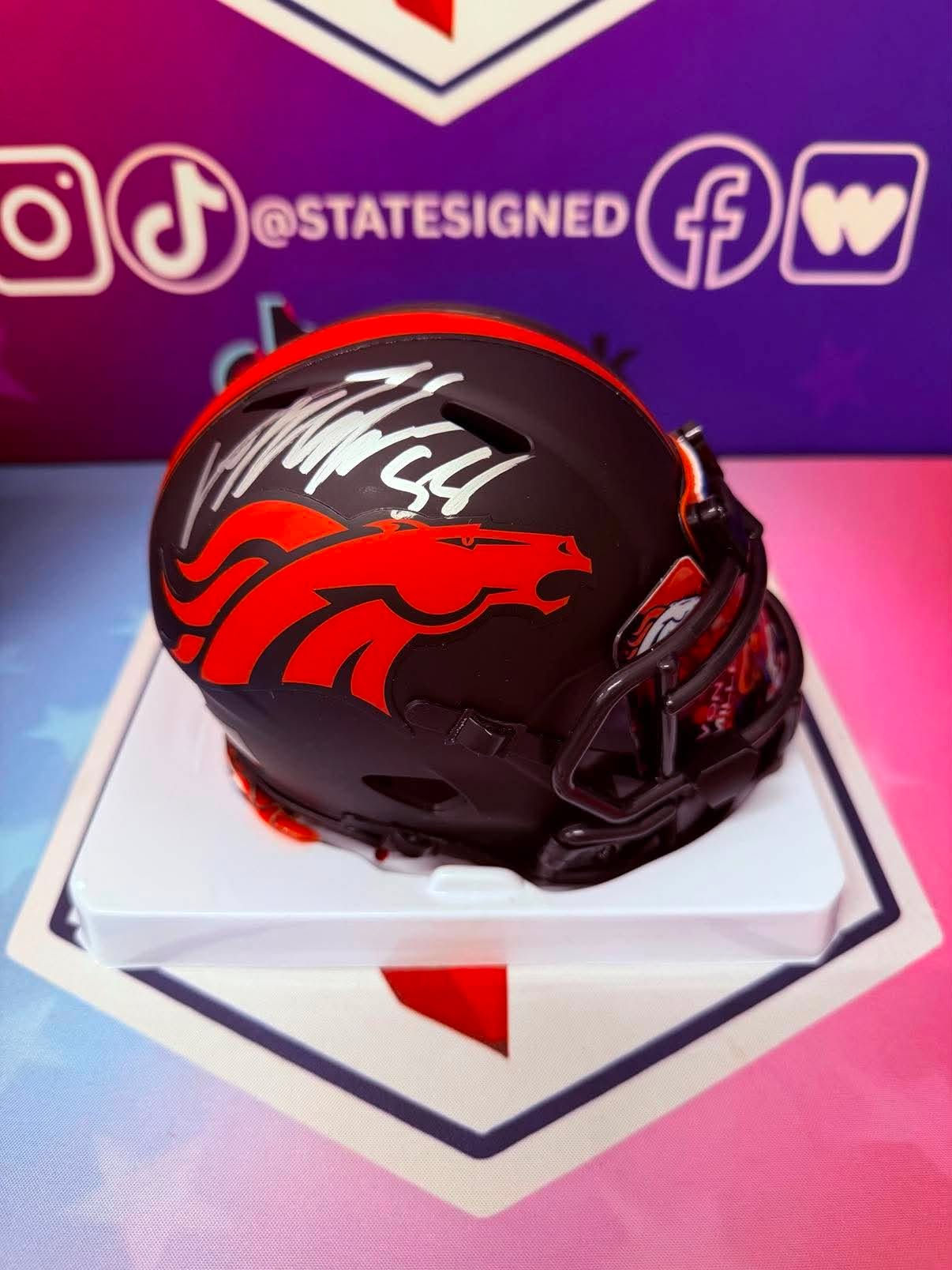 Von Miller Denver Broncos Eclipse Mini Helmet