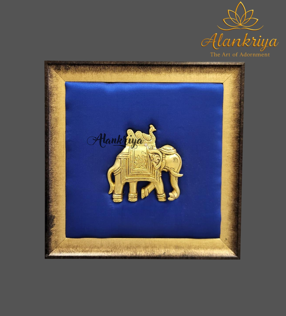 Brass -  Gajraj-Set (Mystical Blue)
