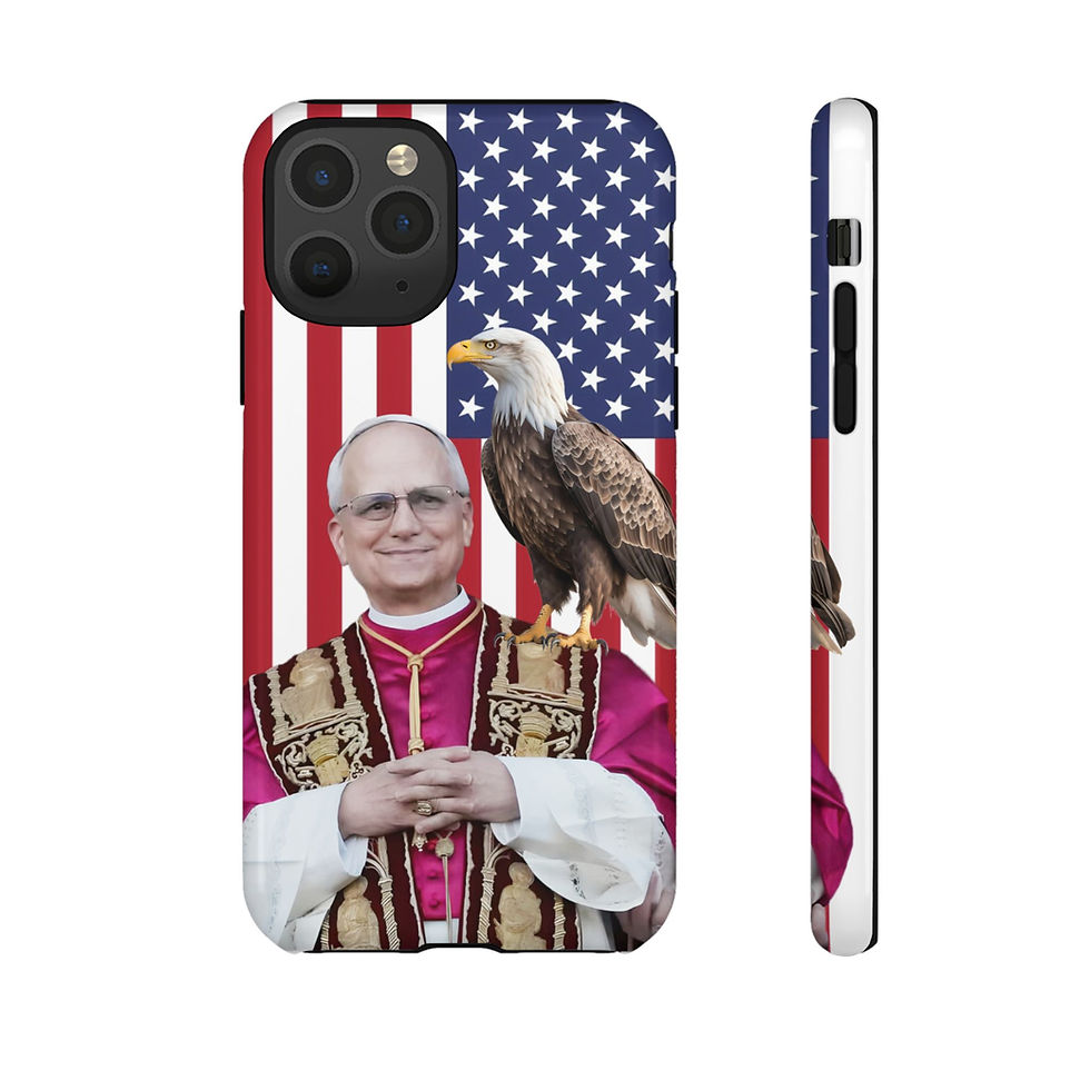 Thumbnail: First American Pope, Leo XIV, SR Catholic Phone Case for iPhone, Galaxy, Pixel