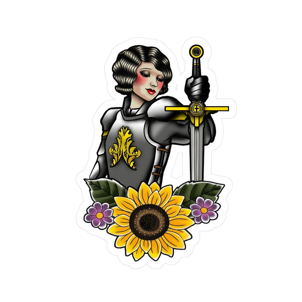 Thumbnail: Saint Joan of Arc SR Kiss-Cut Vinyl Decal sticker