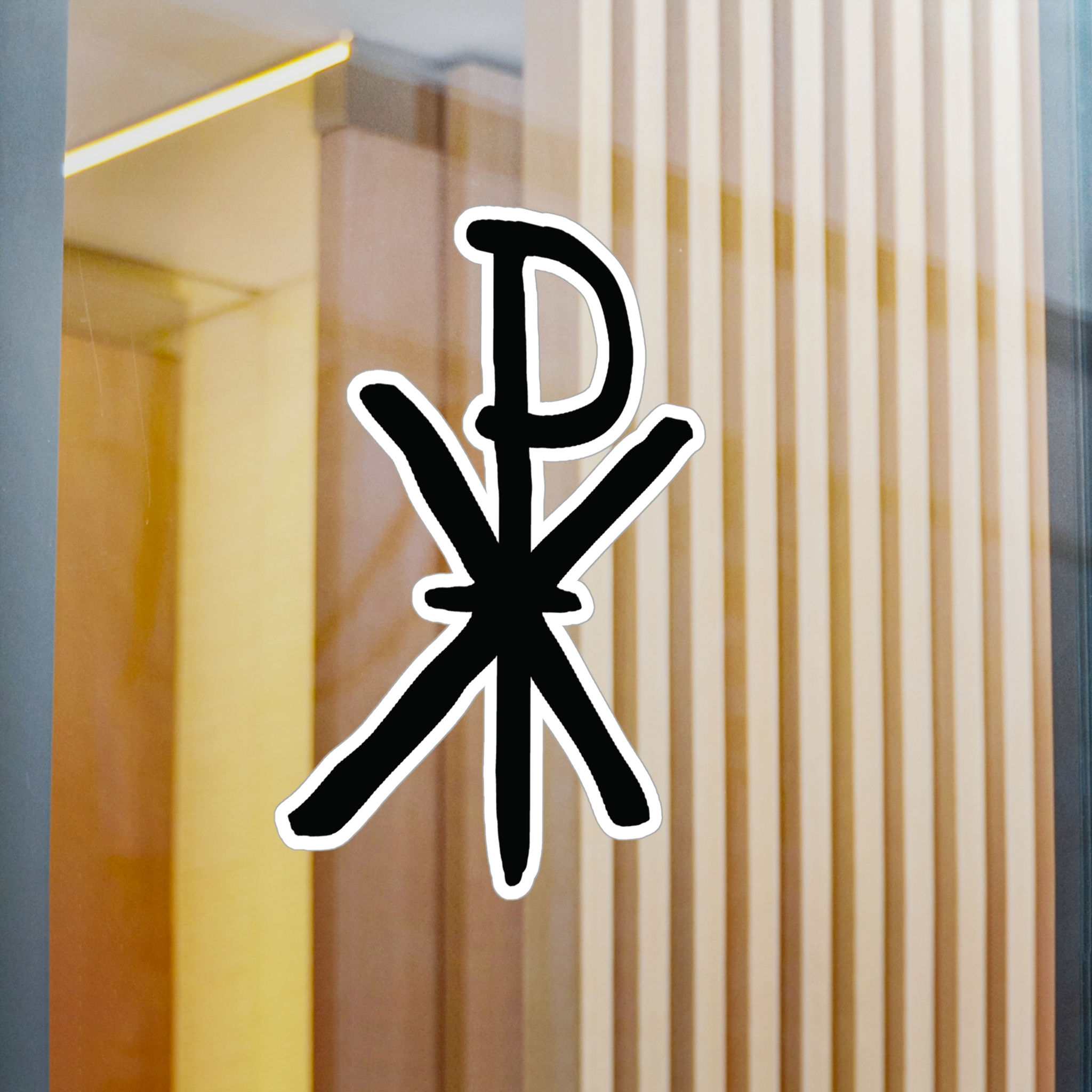 Chi Rho SR Kiss-Cut Vinyl Decal sticker