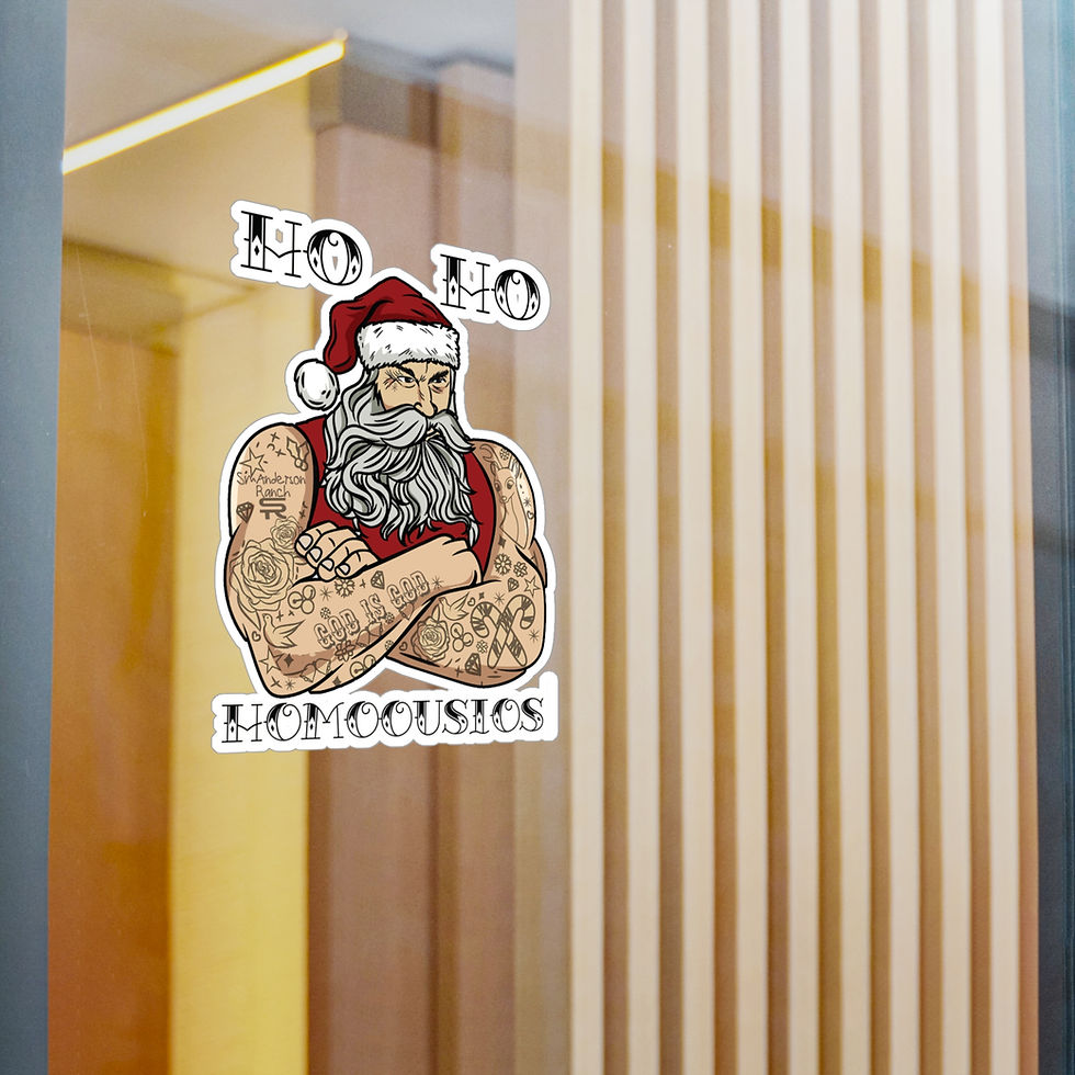 Thumbnail: HO HO Homoousios SR Kiss-Cut Vinyl Decal sticker