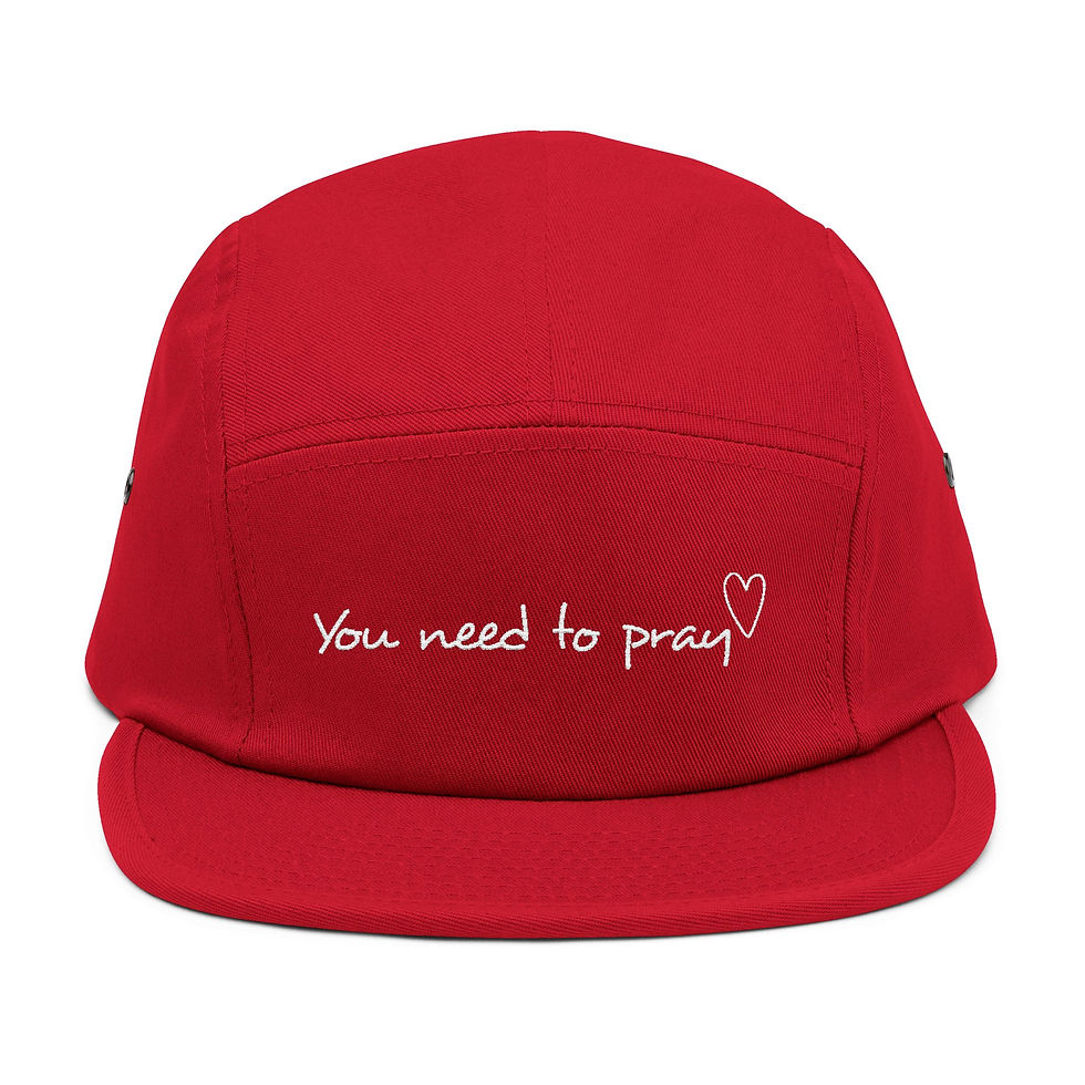 Thumbnail: Embroidered You Need to Pray, SmAnderson Ranch Catholic Christian 5 Panel Cap
