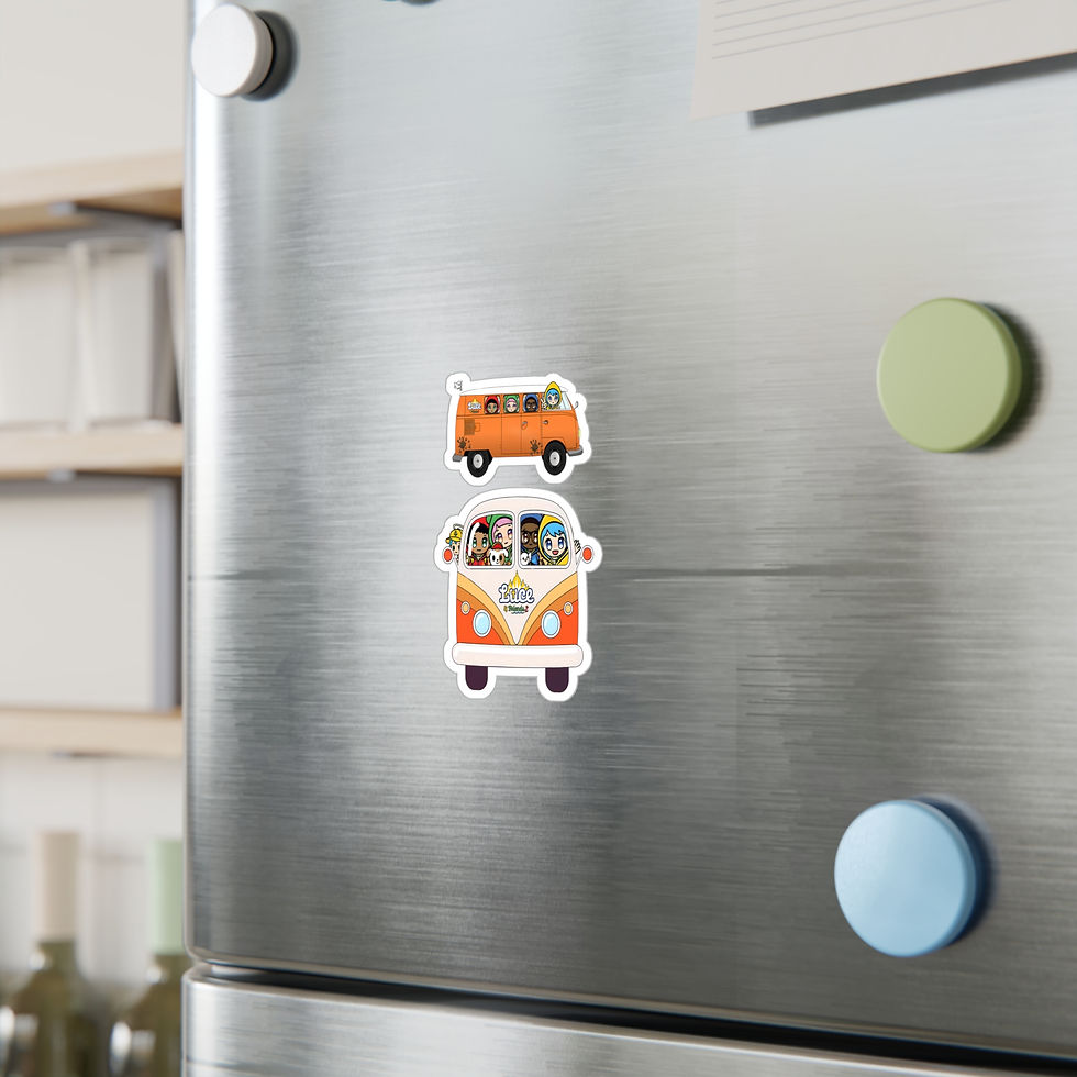 Thumbnail: Luce and Friends 2 Van sticker Sheet Kiss-Cut Vinyl Decal Stickers