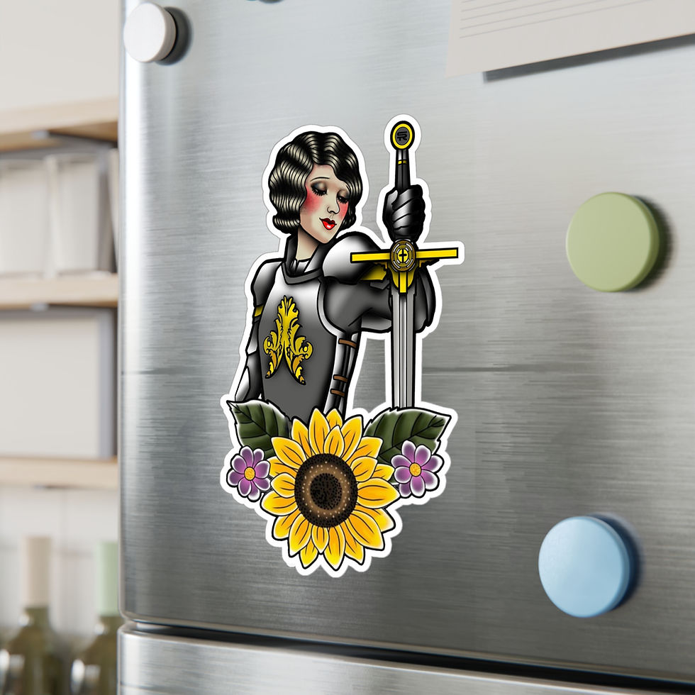 Thumbnail: Saint Joan of Arc SR Kiss-Cut Vinyl Decal sticker