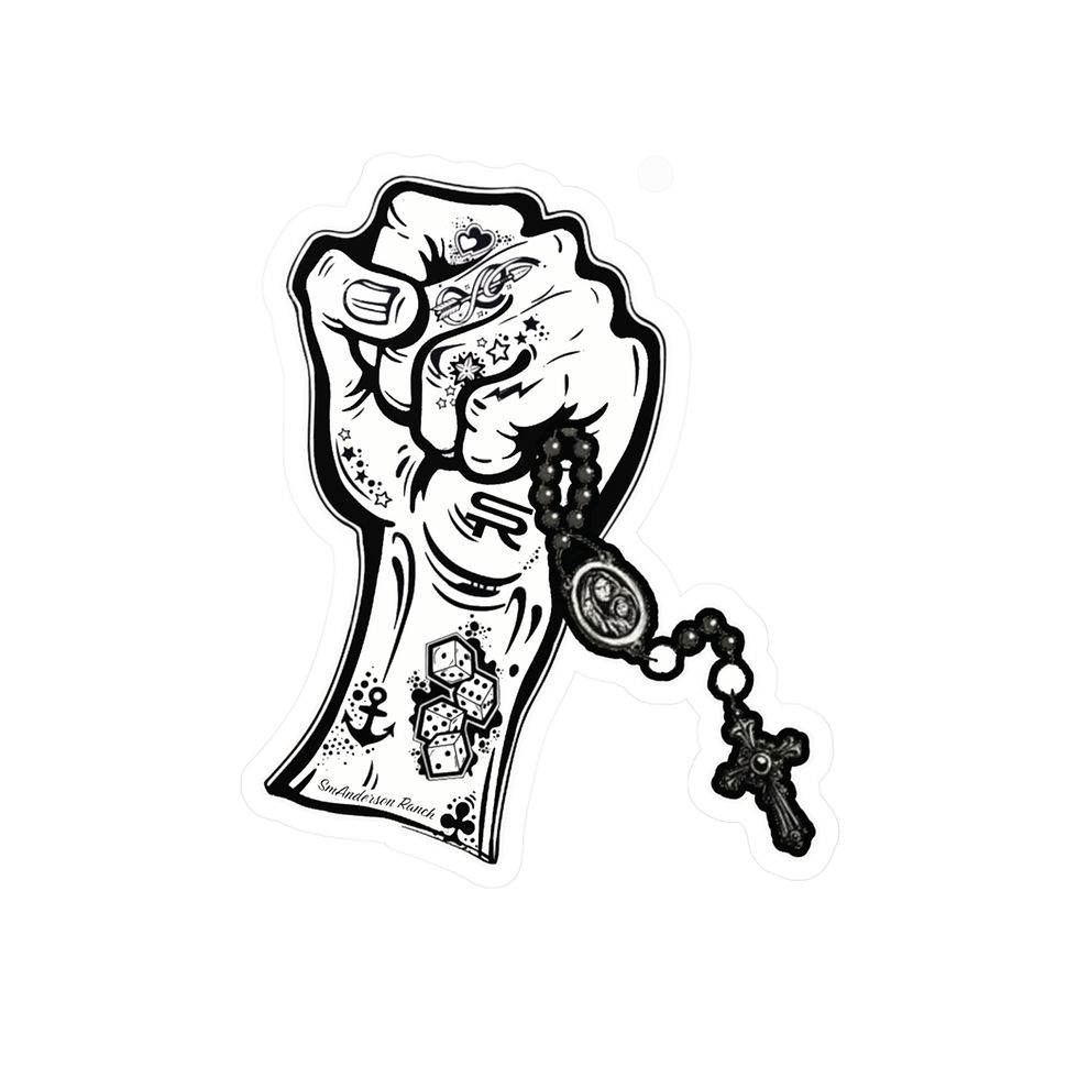 Thumbnail: Rosary SR Kiss-Cut Vinyl Decal sticker