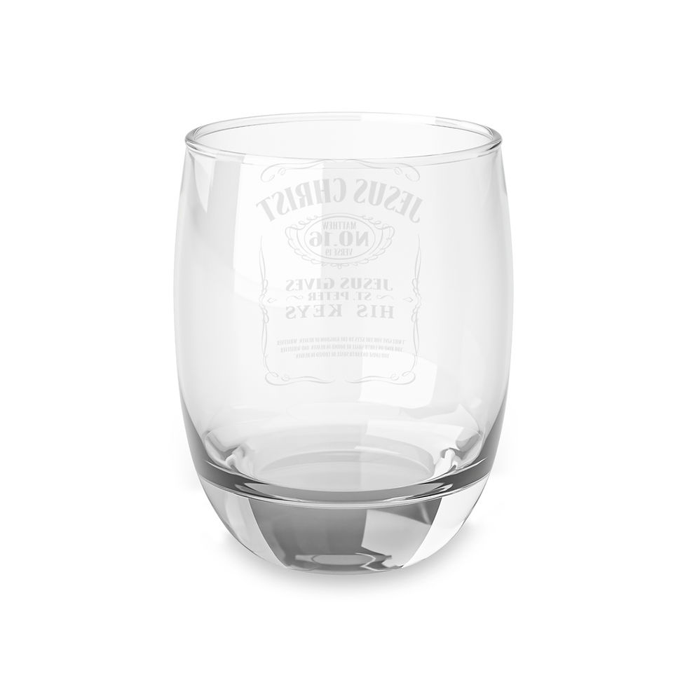 Thumbnail: Jesus gives the keys to Saint Peter SR Whiskey Glass