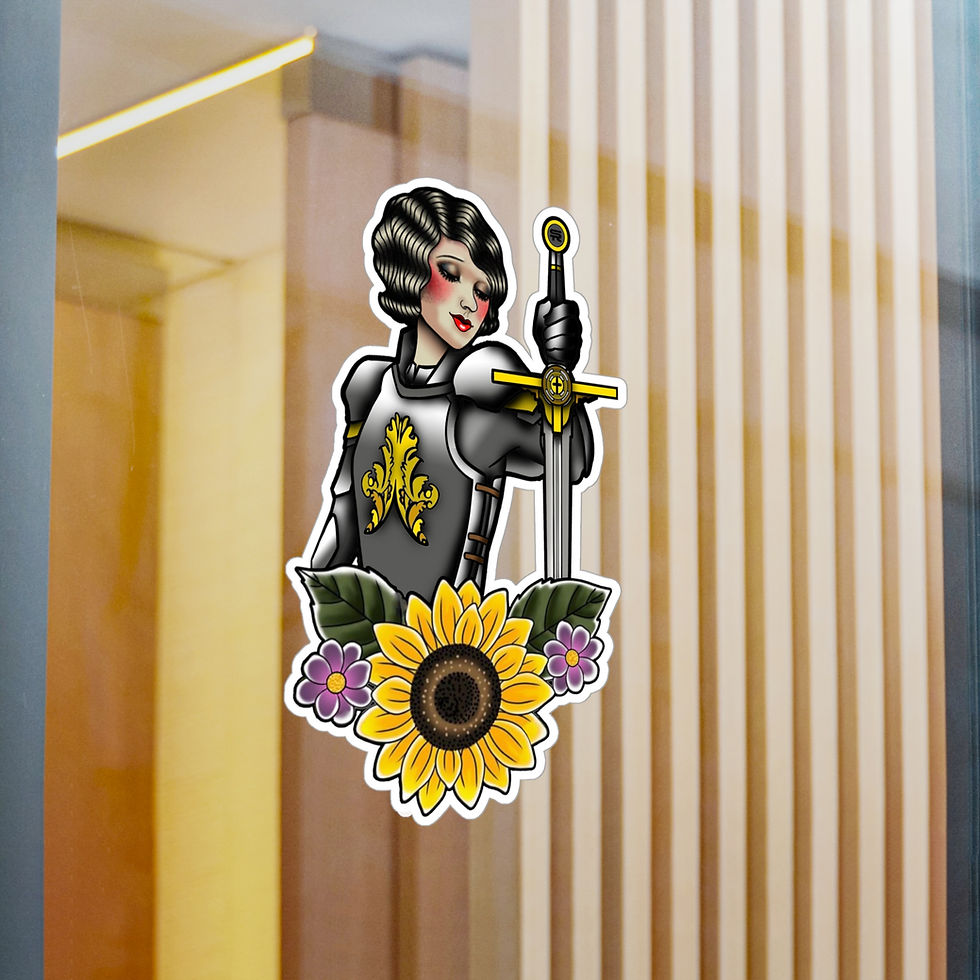 Thumbnail: Saint Joan of Arc SR Kiss-Cut Vinyl Decal sticker