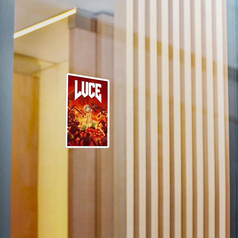 Thumbnail: Luce, Demons Doom, Catholic Christian Kiss-Cut Vinyl Decal Sticker