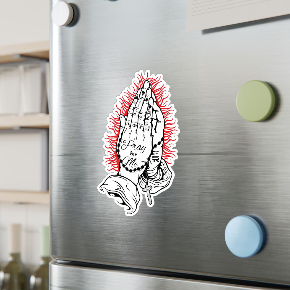 Thumbnail: Pray For Me SR Kiss-Cut Vinyl Decal sticker