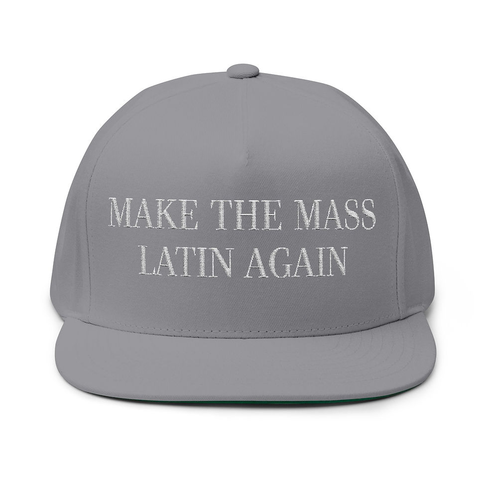 Thumbnail: Embroidered "Make the Mass Latin Again" SR Traditional Catholic Snap Back Hat