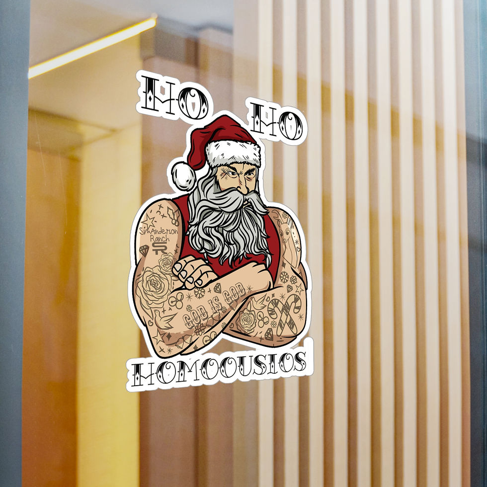Thumbnail: HO HO Homoousios SR Kiss-Cut Vinyl Decal sticker