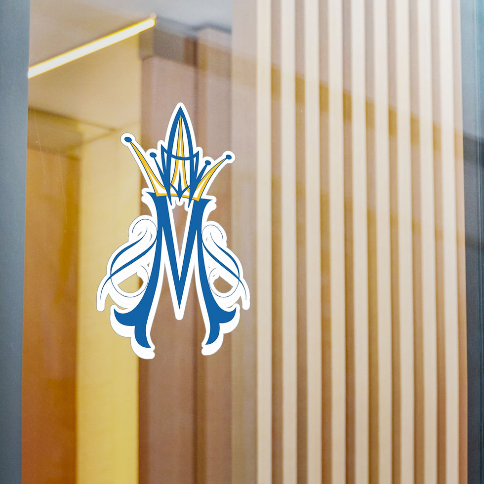 Thumbnail: Mary Auspice Sticker SR Kiss-Cut Vinyl Decal sticker