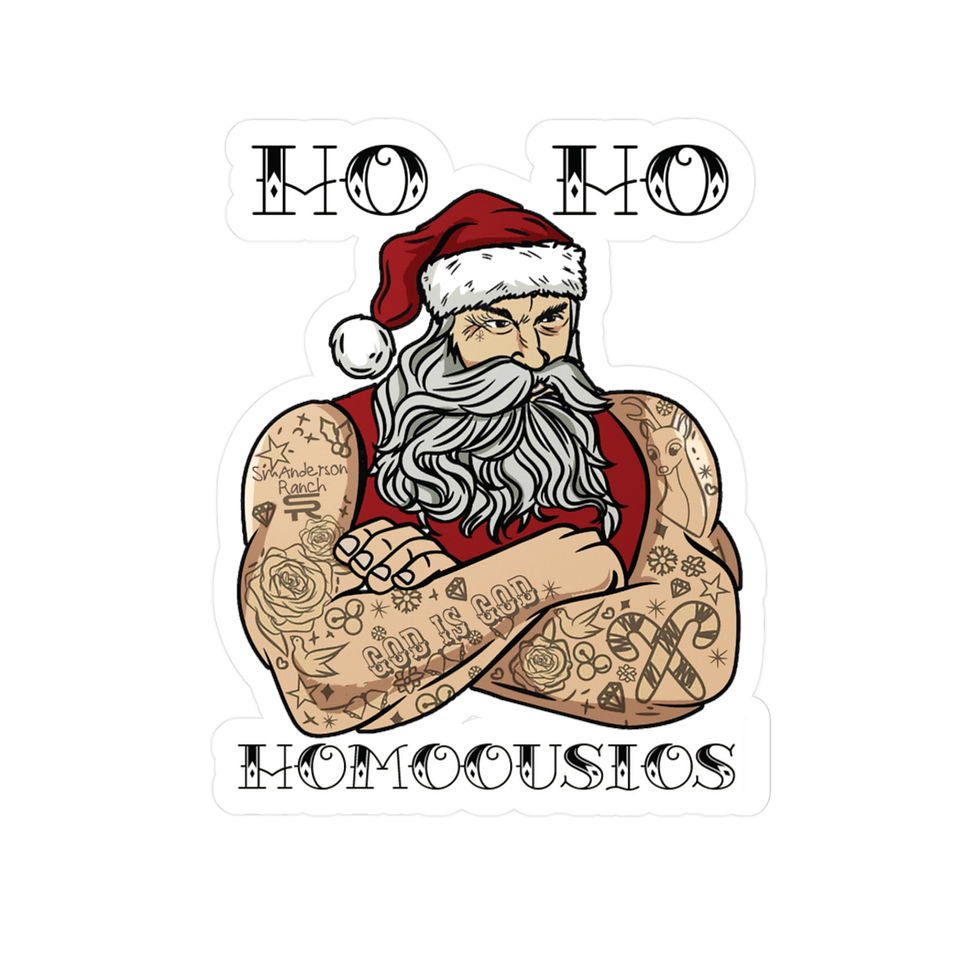 Thumbnail: HO HO Homoousios SR Kiss-Cut Vinyl Decal sticker