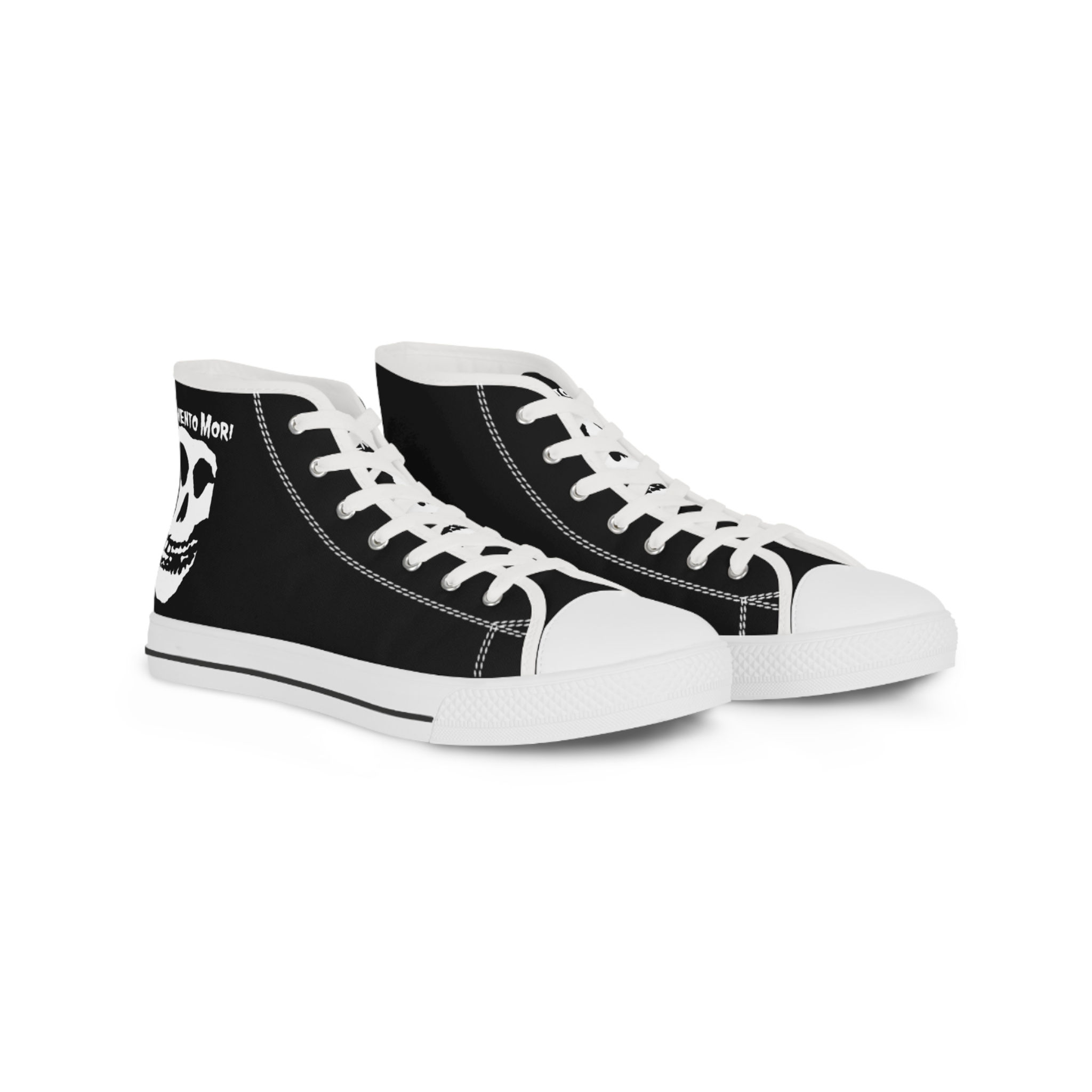 Memento Mori Misfits style SR Men's High Top Sneakers