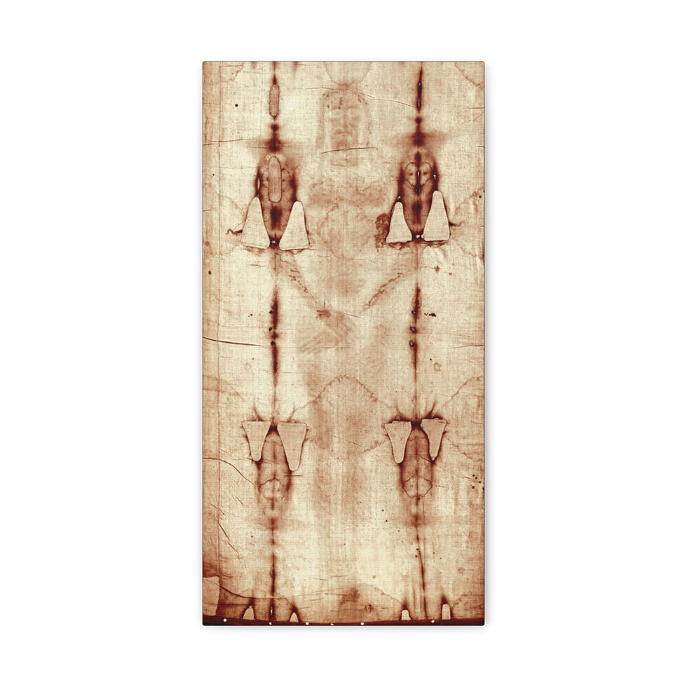 Thumbnail: Canvas Shroud of Turin, Jesus Burial Cloth Christian Religious Gallery Wraps