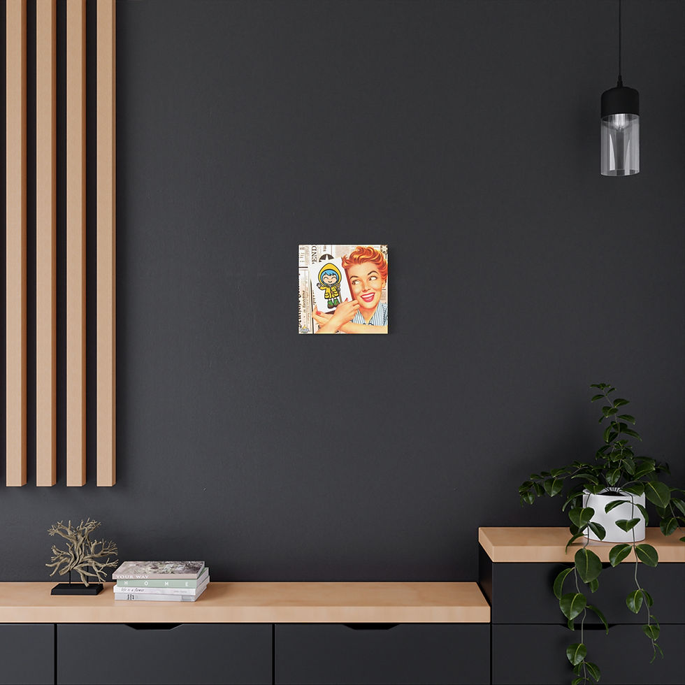 Thumbnail: Matte Canvas, Luce and Friends Vintage Ad, Wall Art