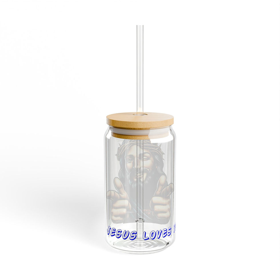 Thumbnail: Jesus Loves You! Sipper Glass, 16oz