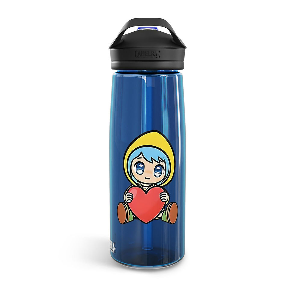 Thumbnail: Luce holding Heart, CamelBak Eddy®  Water Bottle, 20oz\25oz
