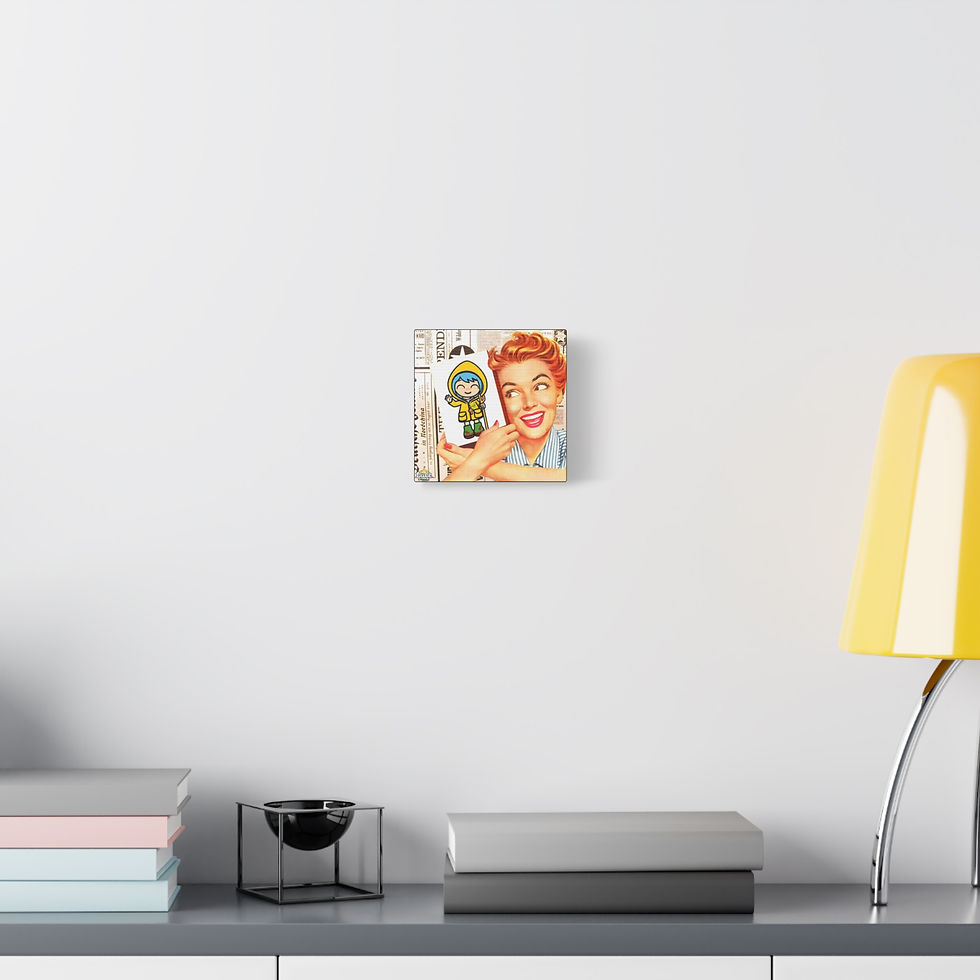 Thumbnail: Matte Canvas, Luce and Friends Vintage Ad, Wall Art