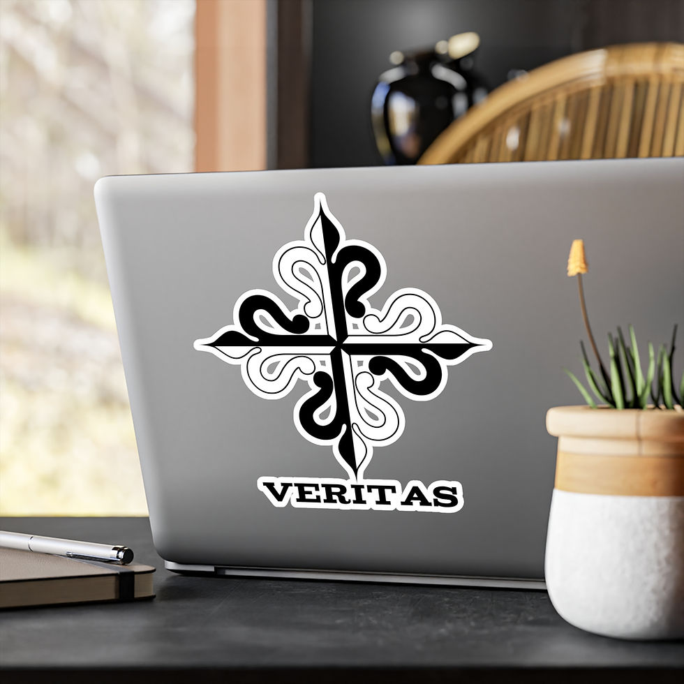 Thumbnail: Dominican Veritas Kiss-Cut Vinyl Decal Sticker Large