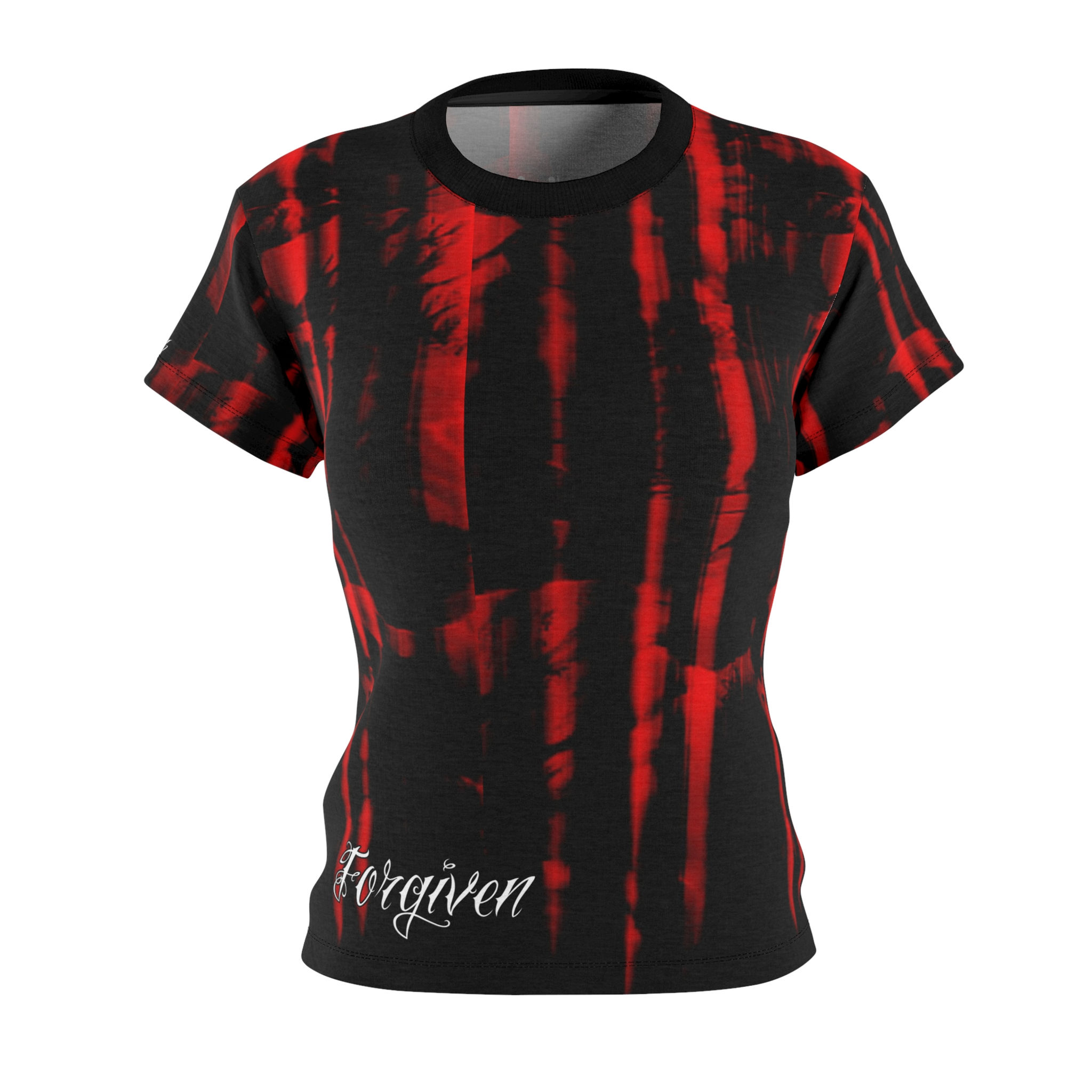 Women's Forgiven, Wages of Sin, Skeleton, SR Catholic Christian Religious Shirt