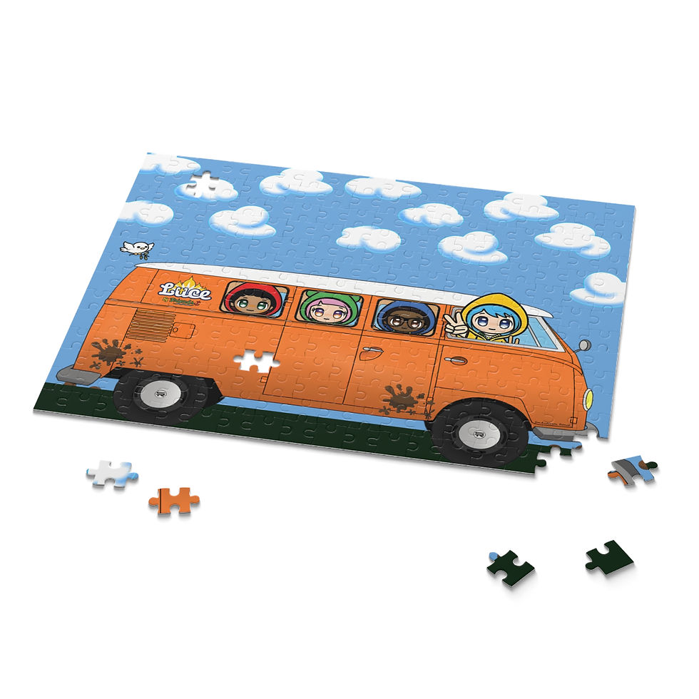 Thumbnail: Luce and Friends Van, Catholic Christian Jigsaw Puzzle (120, 252, 500-Piece)