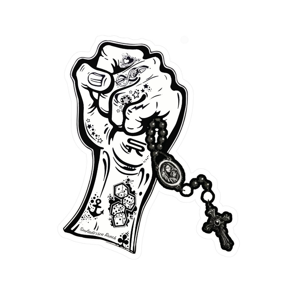 Thumbnail: Rosary SR Kiss-Cut Vinyl Decal sticker