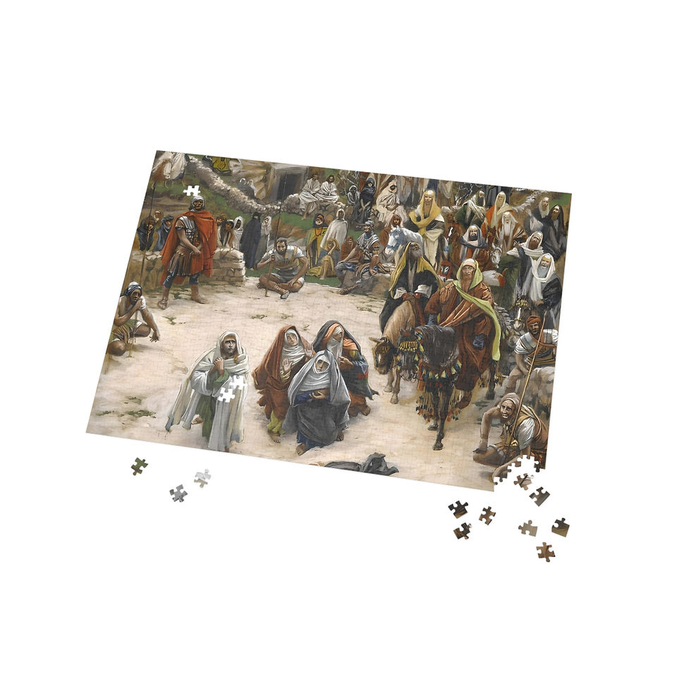 Thumbnail: Crucifixion, Seen From the Cross, Christian Puzzle (96, 252, 500, 1000-Piece)