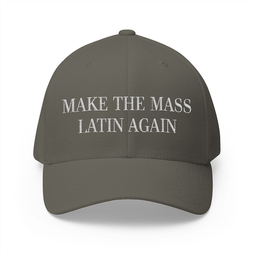 Thumbnail: Embroidered, Make The Mass Latin Again, SR Traditional Catholic Flex Fit Hat