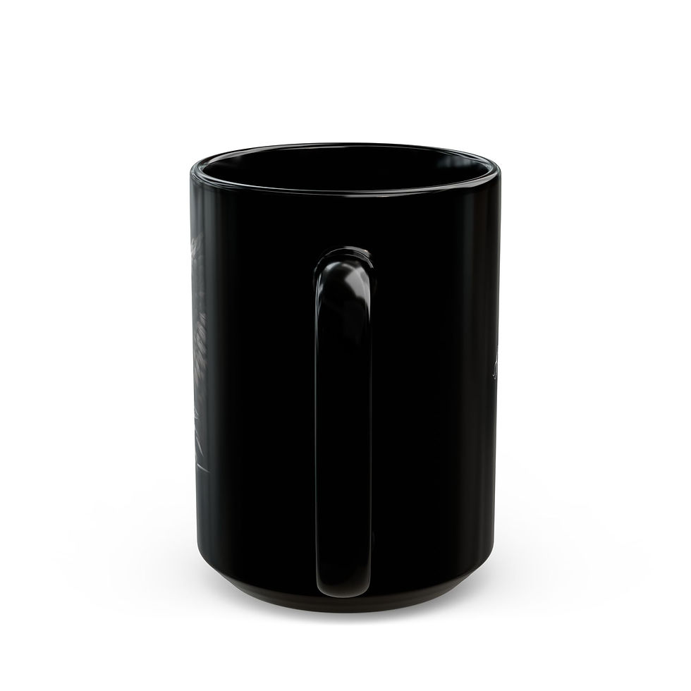 Thumbnail: Saint Michael Defend Us, Black Mug (11oz, 15oz)