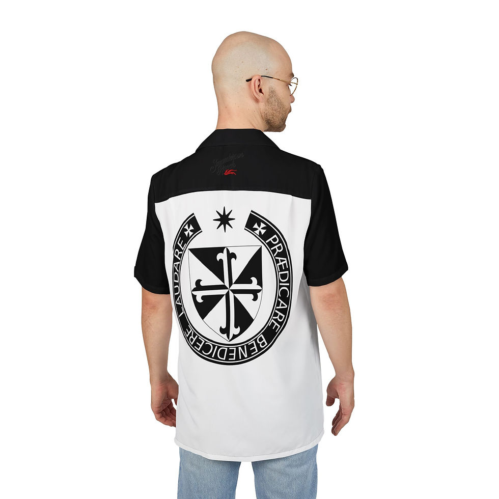 Thumbnail: Dominican Order, Veritas, Truth, Catholic Christian Bowling Style Hawaiian Shirt
