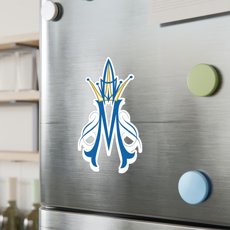 Thumbnail: Mary Auspice Sticker SR Kiss-Cut Vinyl Decal sticker