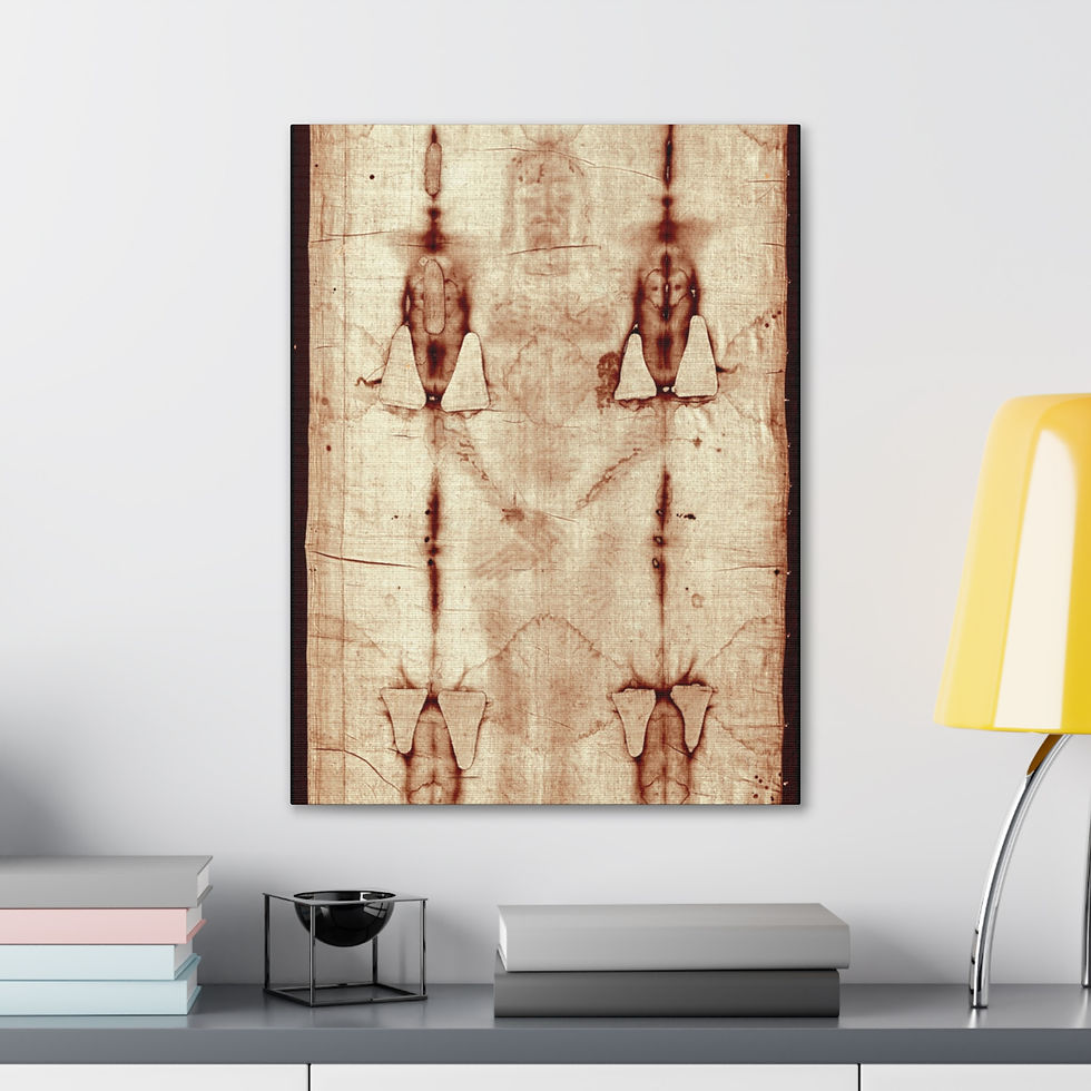 Thumbnail: Canvas Shroud of Turin, Jesus Burial Cloth Christian Religious Gallery Wraps