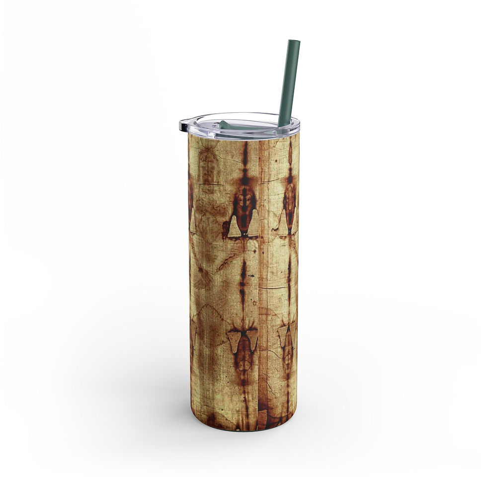 Thumbnail: Shroud of Turin SR Skinny Matte Tumbler, 20oz