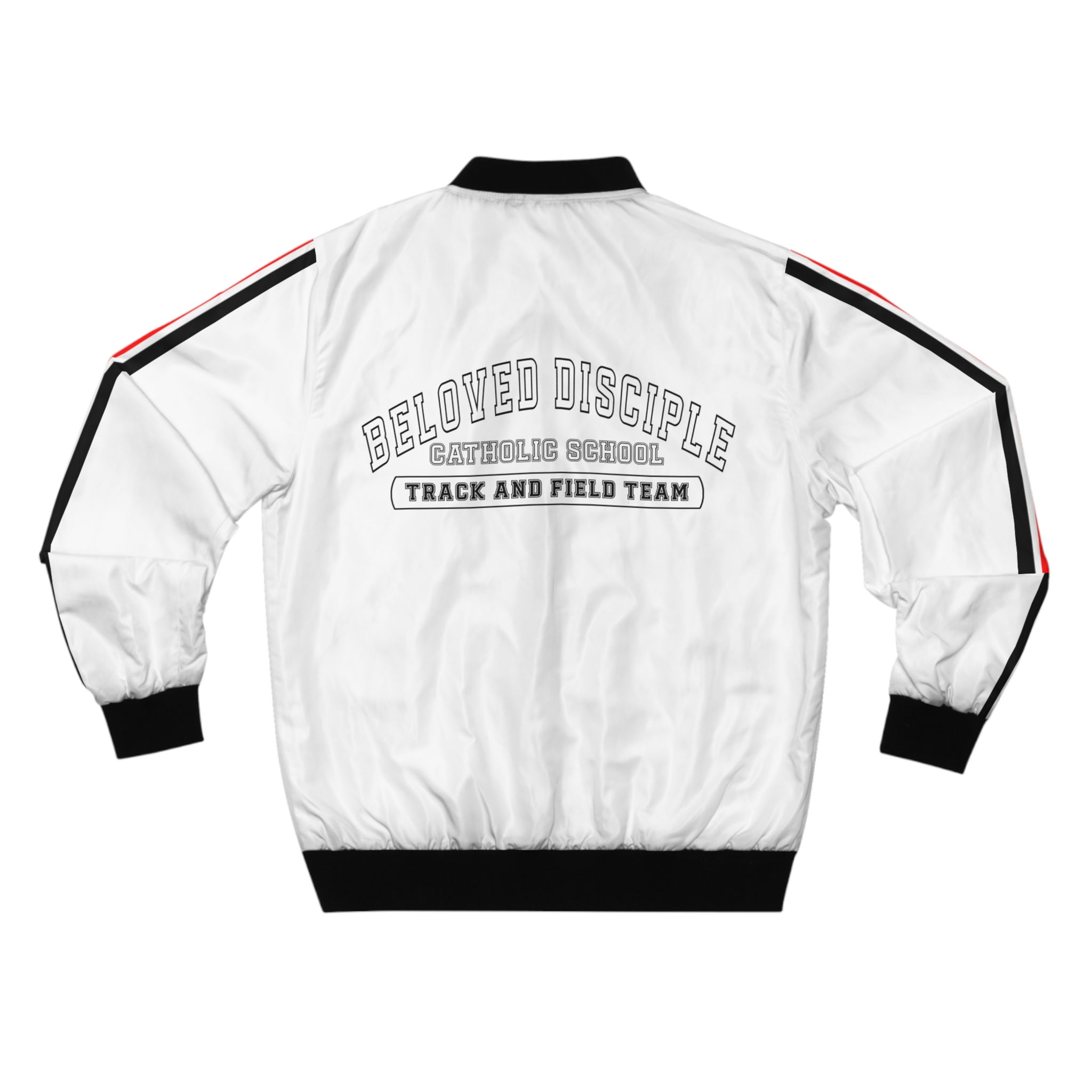 Beloved Disciple Catholic School Track and Field Men's Christian Bomber Jacket