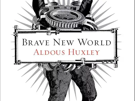 Brave New World by Aldous Huxley, Book cover.