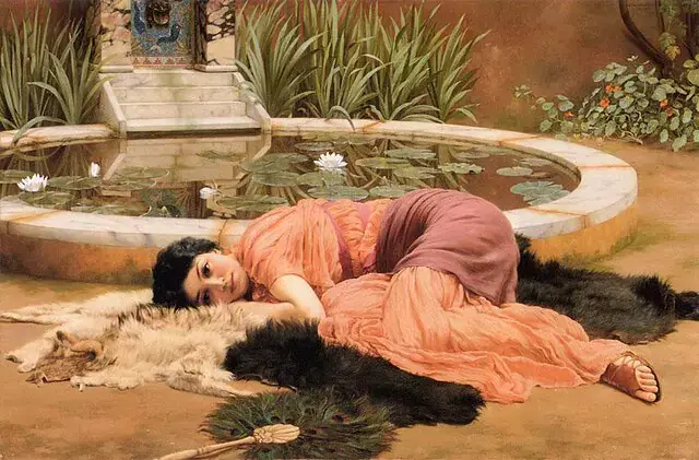Dolce far Niente (also known as Sweet Idleness or A Pompeian Fishpond)