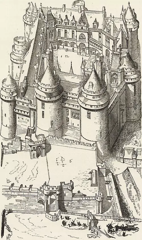 Castle of Pierrefonds, as restored by M. Viollet-le-Duc