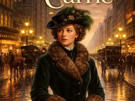 Sister Carrie by Theodore Dreiser, book cover.