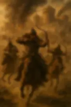 Mongol warriors storm a fortified city.