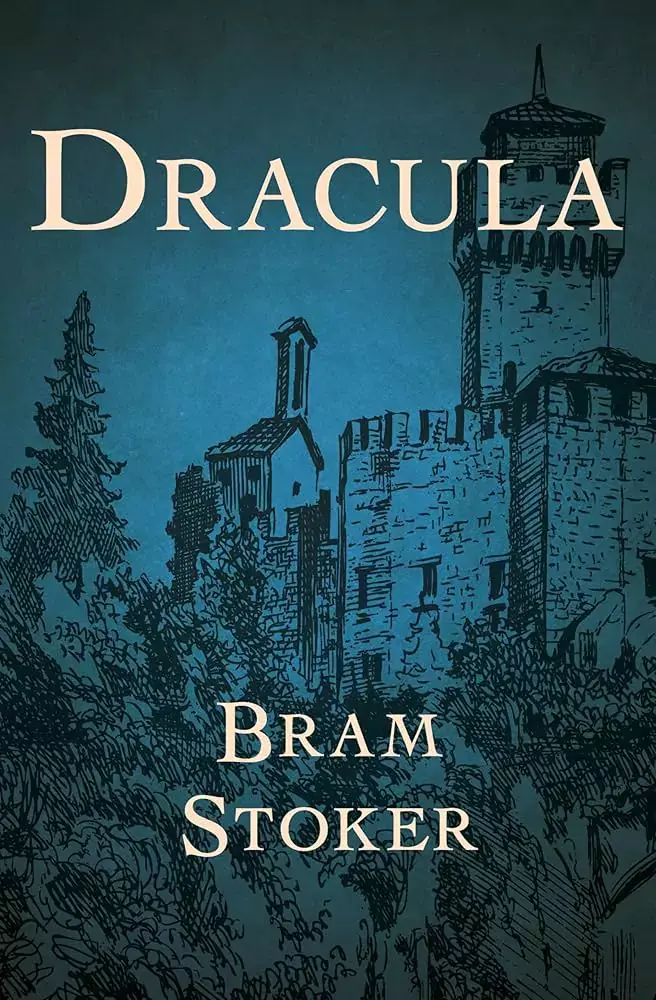 Dracula by Bram Stoker, Book cover.
