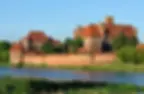 Picture taken in Malbork after Wikimania 2010 conference. Panorama of Malbork Castle, Żuławy region, Poland.