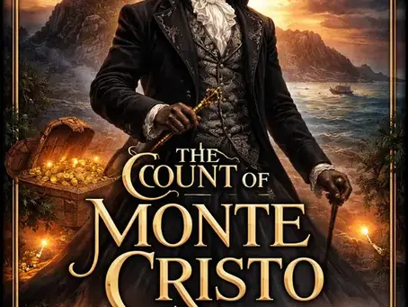 The Count of Monte Cristo by Alexandre Dumas, book cover.
