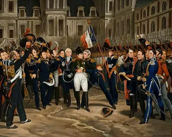 The Departure of Napoleon for Elba, Horace Vernet (1789-1863)