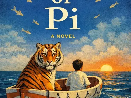 Life of Pi by Yann Martel, book cover.