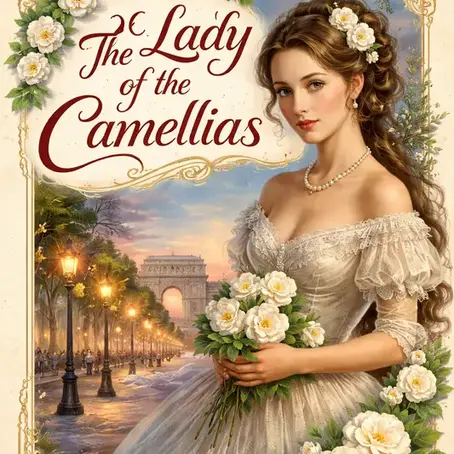 The Lady of the Camellias by Alexandre Dumas, Book Cover.